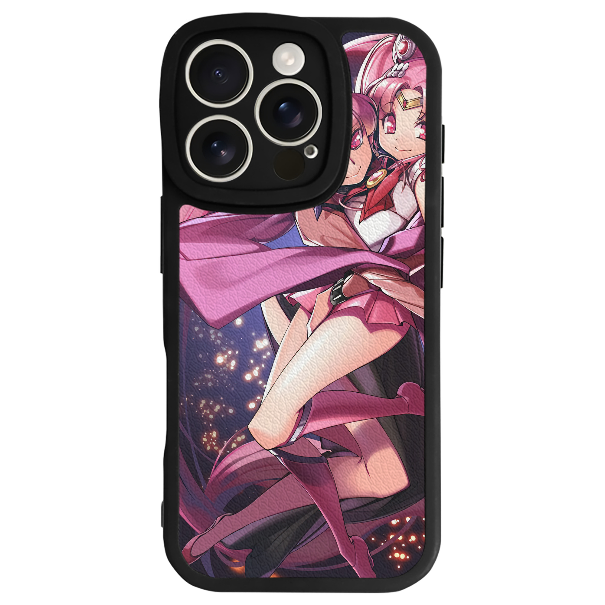 （画像用） 美少女戦士セーラームーン Sailor Moon 【iPhone 16シリーズ対応】シリコンスマホケース（レザー調） 材質：シリコン